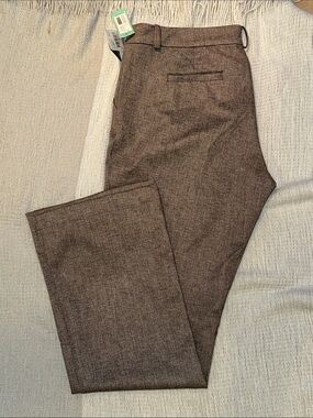 Kut from the Kloth Brown Herringbone Dress Trousers